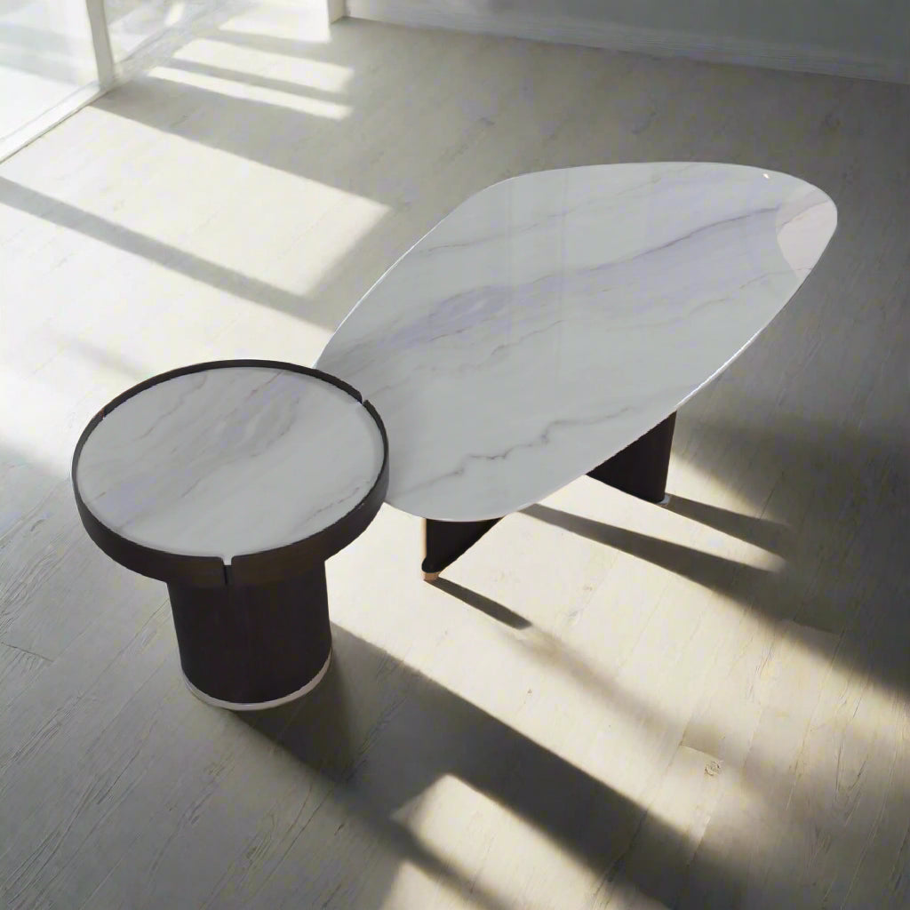 Microcrystalline Stone Coffee Table