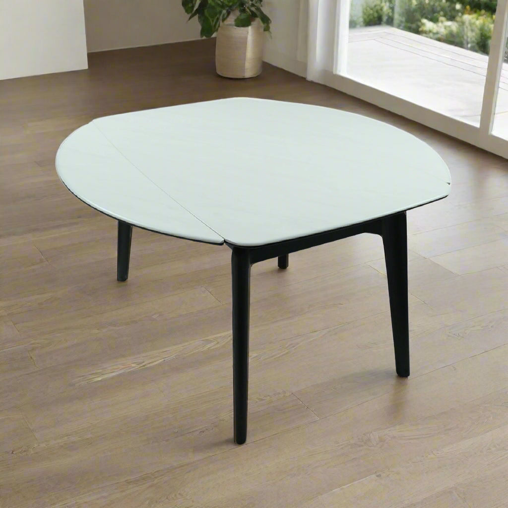 Snow Mountain White Microcrystalline Table Plus+