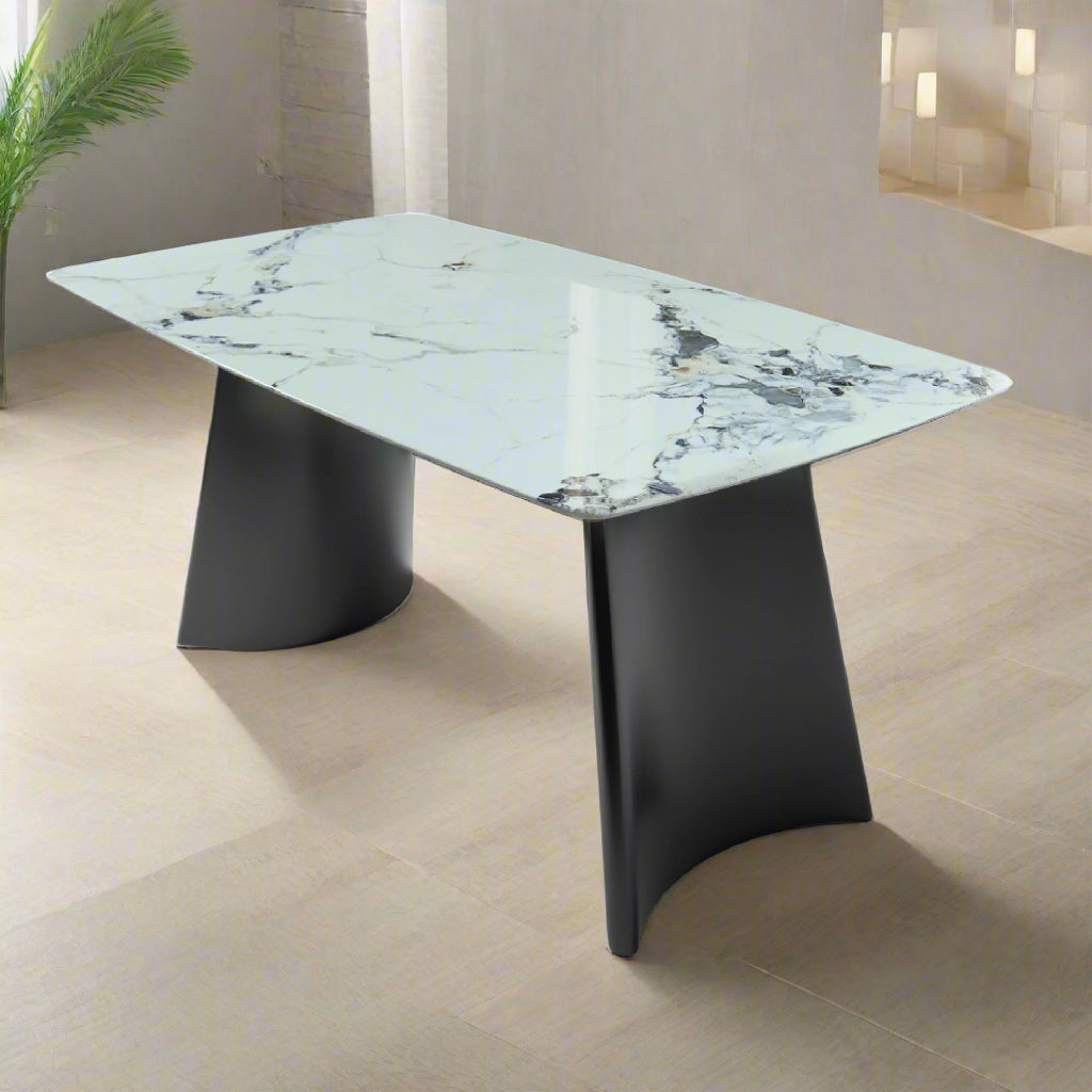 Snow Mountain White Microcrystalline Table