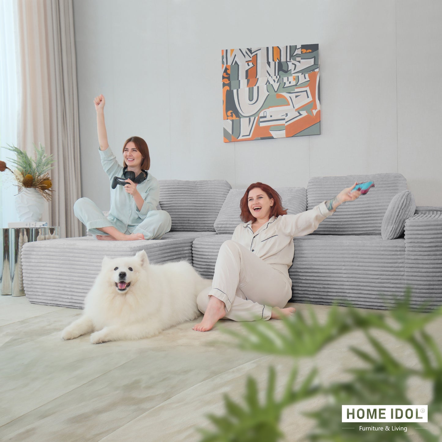 Multi-Functional Sofa, Sleeper Sofa Couch, Cloud Sofa, Cloud-Like Comfort, Portable Compression Design, L Shape Sectional