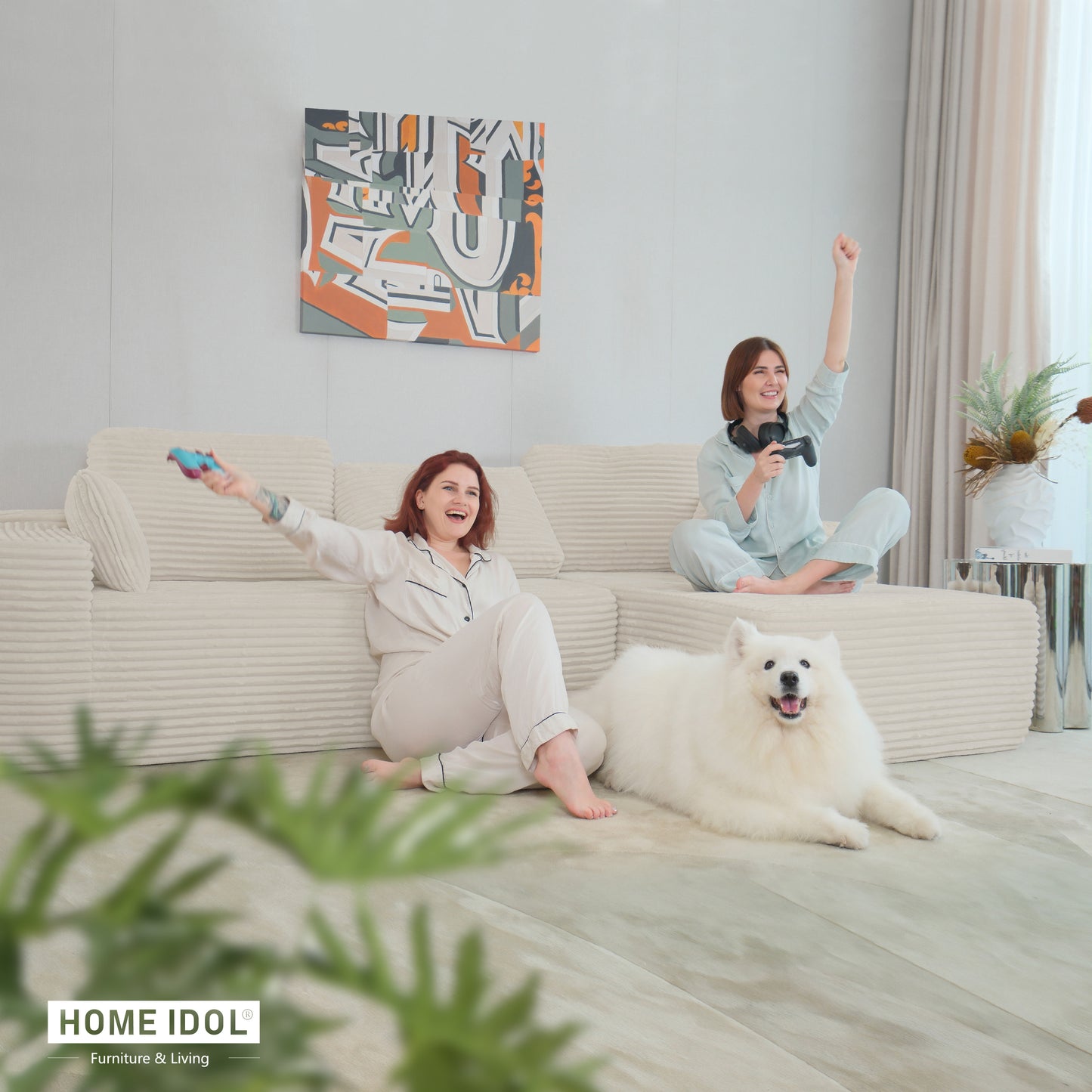 Multi-Functional Sofa, Sleeper Sofa Couch, Cloud Sofa, Cloud-Like Comfort, Portable Compression Design, L Shape Sectional