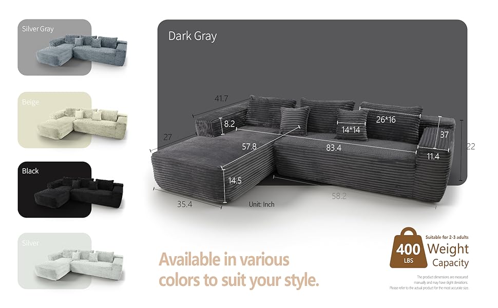 CloudComfort Sectional