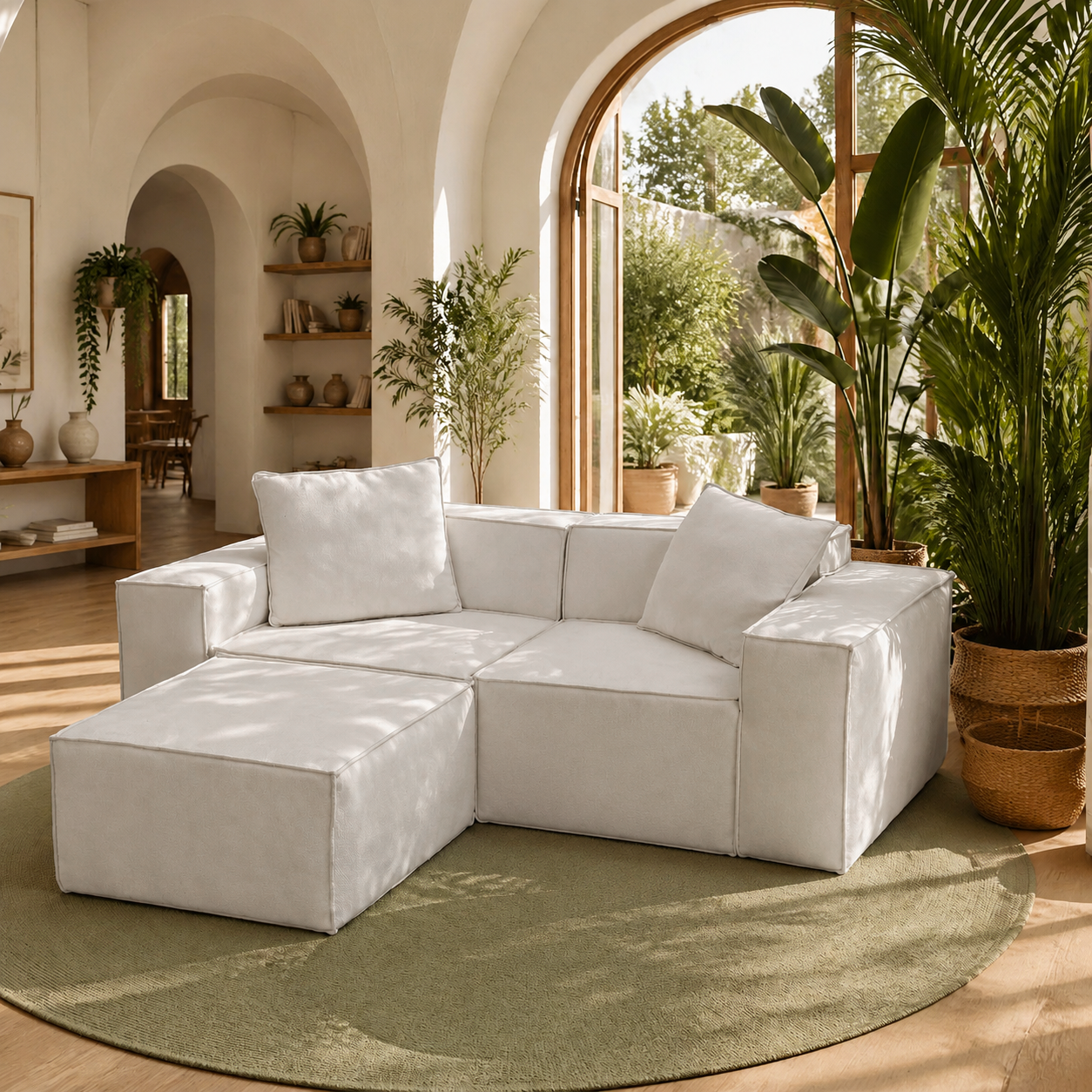 Modular Sectional Sofa【！FREE SHIPPING SITEWIDE！】