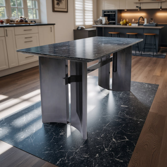 Platinum Diamond Marble Table