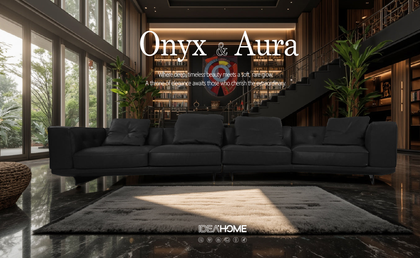 Onyx & Aura Sectional Sofa