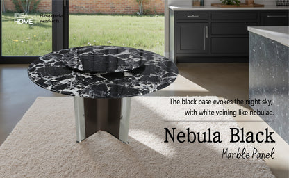 Nebula Black Marble Table