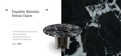 Nebula Black Marble Table