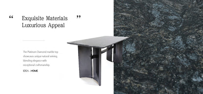 Platinum Diamond Marble Table