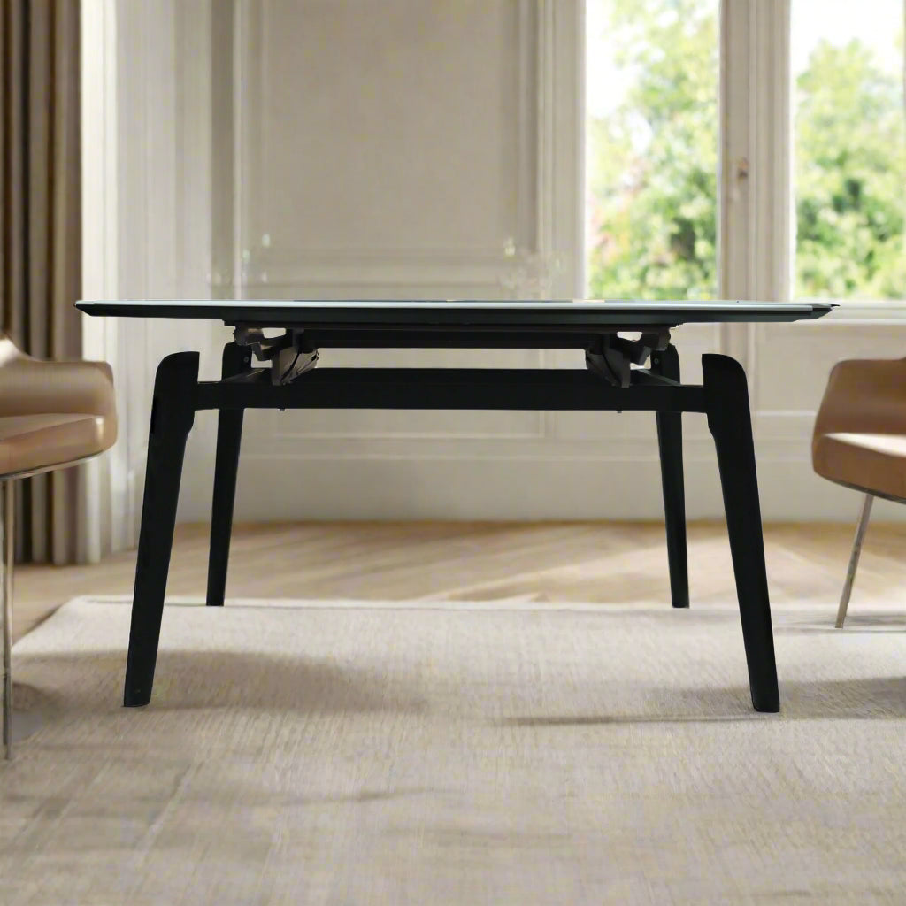 Snow Mountain White Microcrystalline Table Plus+