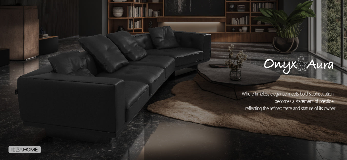 Onyx & Aura Sectional Sofa