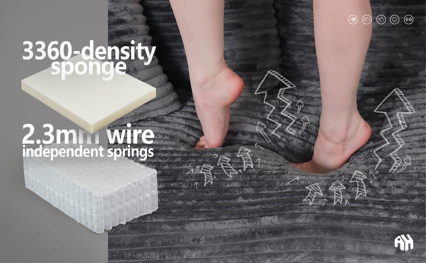 CloudComfort Loveseat