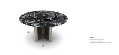 Nebula Black Marble Table