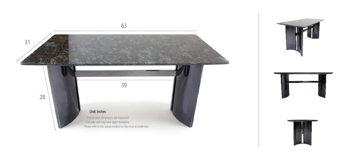 Platinum Diamond Marble Table