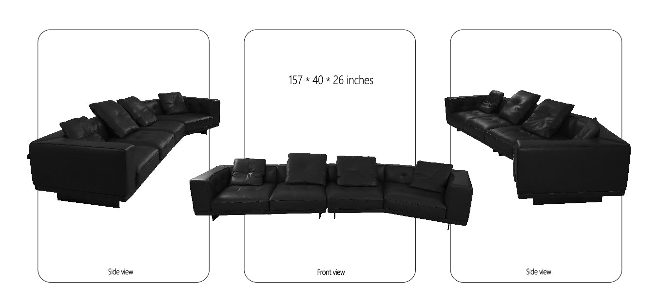 Onyx & Aura Sectional Sofa