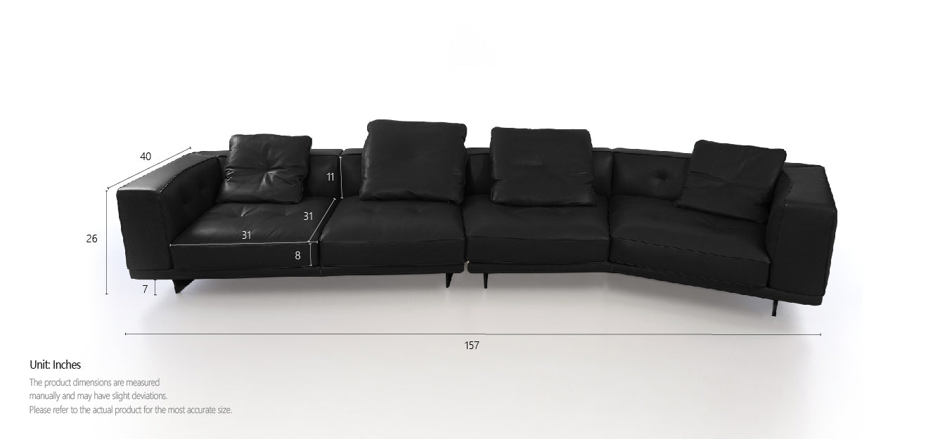 Onyx & Aura Sectional Sofa