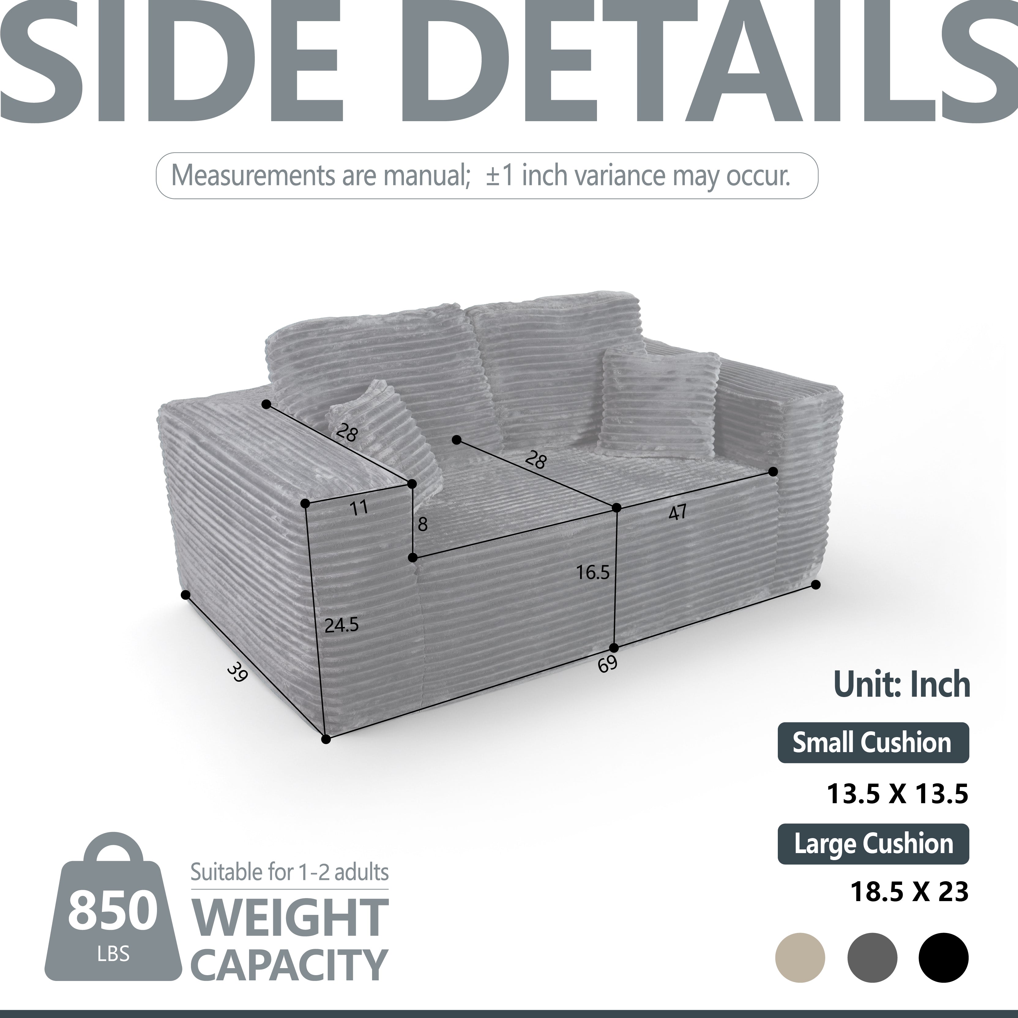 CloudComfort Loveseat