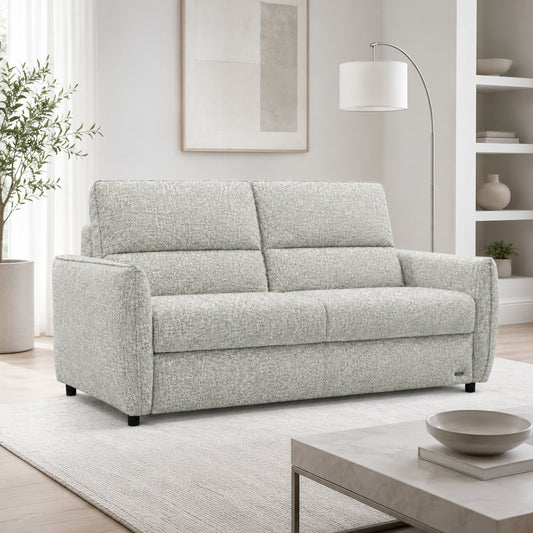 Pull Out Sofa Bed, 2-in-1 Convertible Double Bed, No Cushion Removal, Memory Foam, Queen Size, for Apartment
