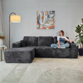 Multi-Functional Sofa, Sleeper Sofa Couch, Cloud Sofa, Cloud-Like Comfort, Portable Compression Design, L Shape Sectional
