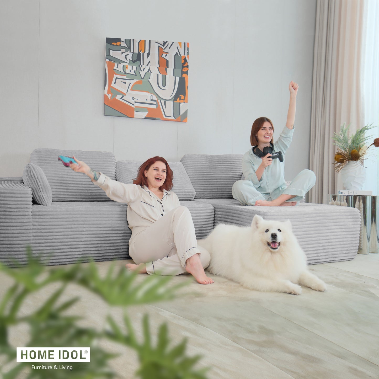 Multi-Functional Sofa, Sleeper Sofa Couch, Cloud Sofa, Cloud-Like Comfort, Portable Compression Design, L Shape Sectional