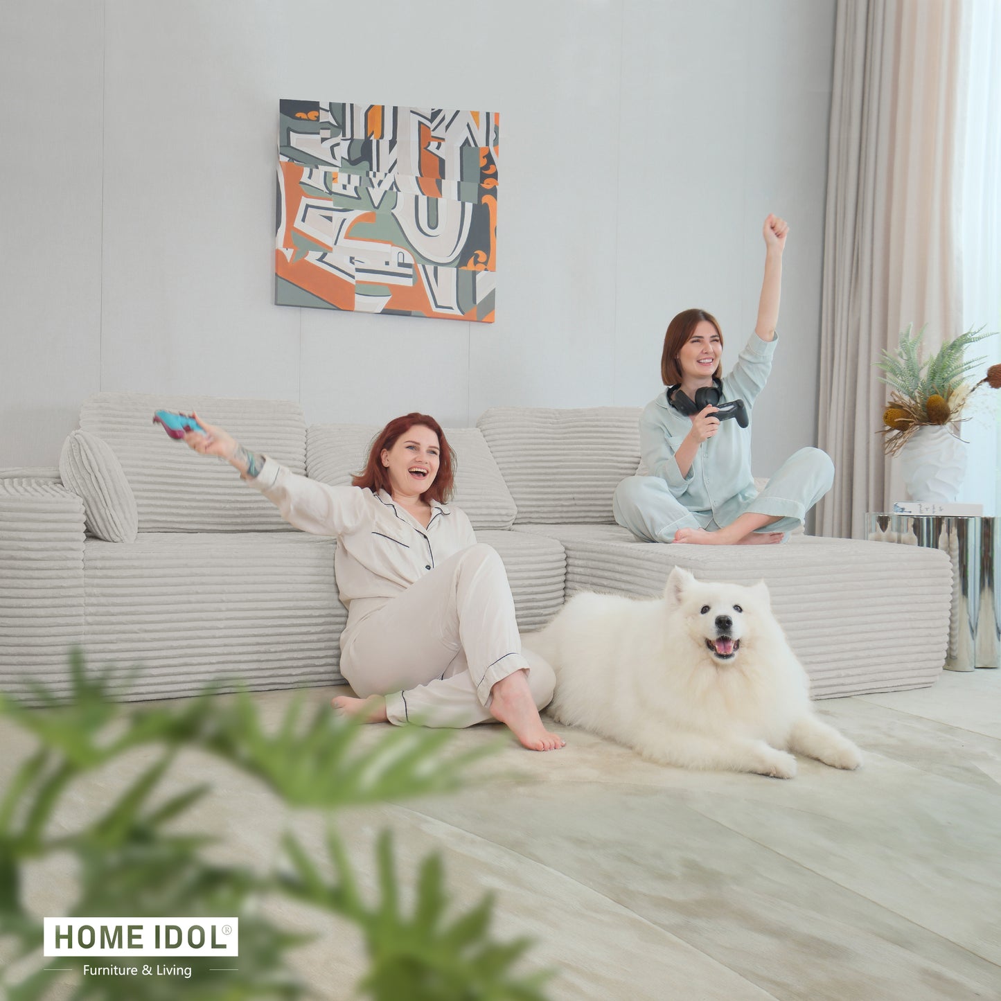 Multi-Functional Sofa, Sleeper Sofa Couch, Cloud Sofa, Cloud-Like Comfort, Portable Compression Design, L Shape Sectional