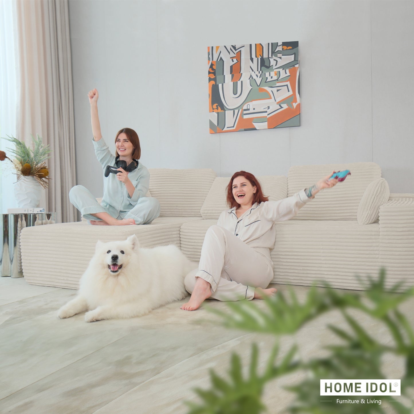 Multi-Functional Sofa, Sleeper Sofa Couch, Cloud Sofa, Cloud-Like Comfort, Portable Compression Design, L Shape Sectional