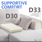 Frameless L-Shaped Modula Sofa