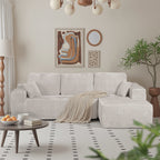 Frameless L-Shaped Modula Sofa