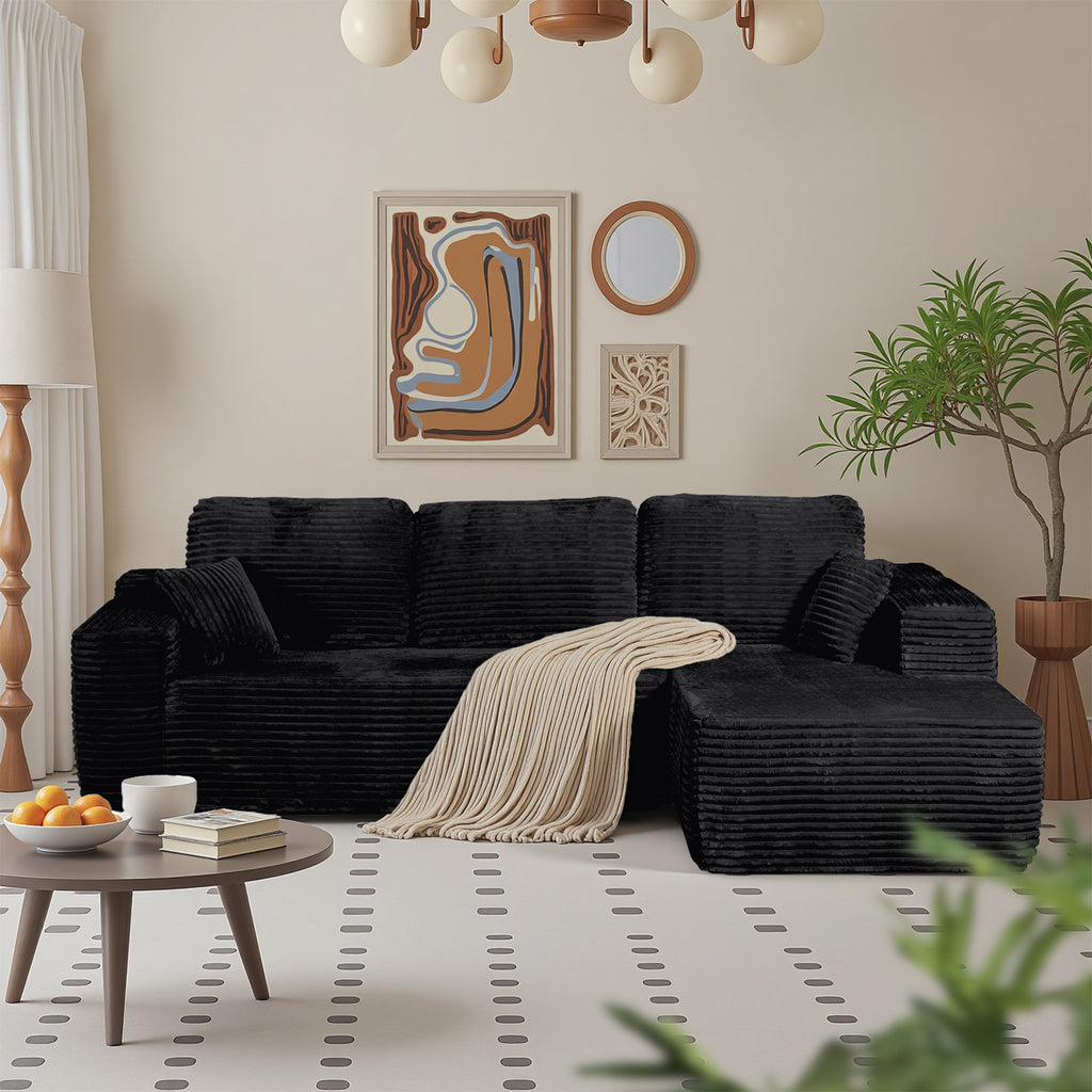 Frameless L-Shaped Modula Sofa